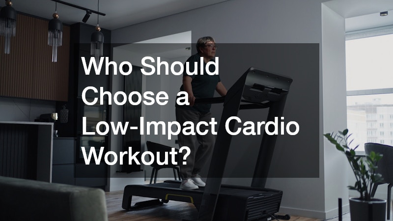 a woman on a treadmill